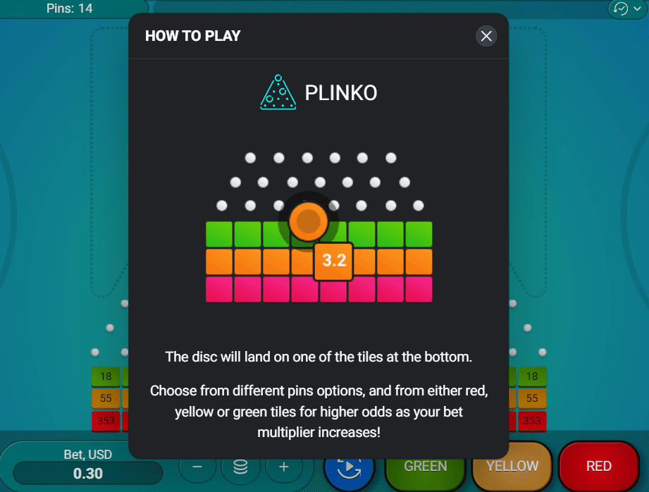 Plinko automat jak grać